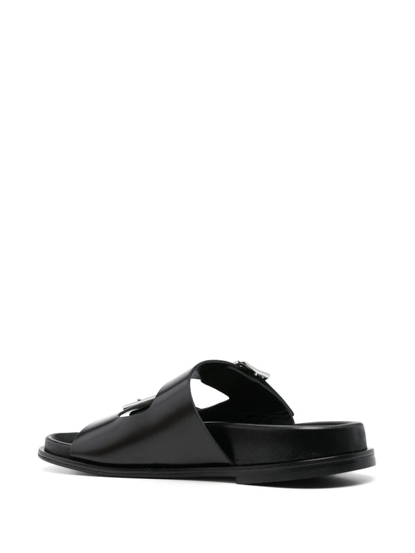 Aeyde Black Sandals