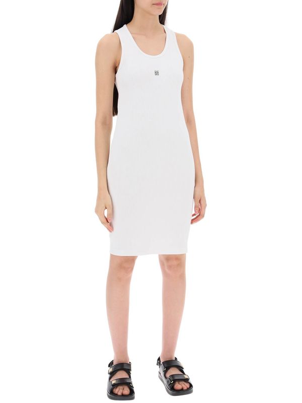 4g Ribbed Cotton Dress