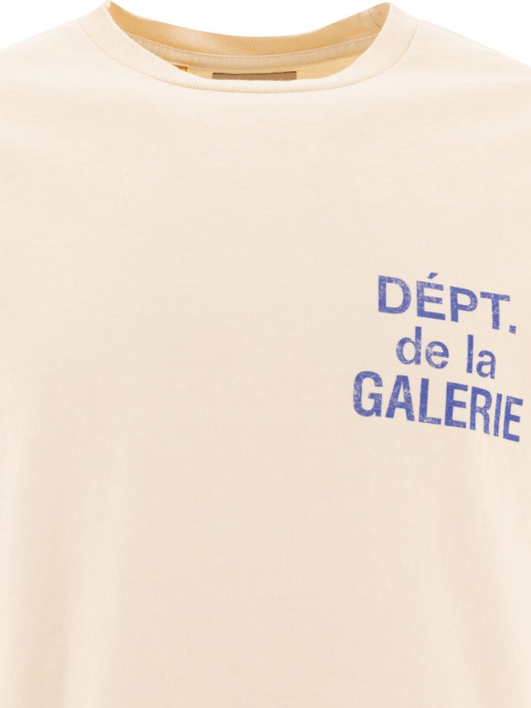 French Logo Printing Short Sleeve T-Shirt