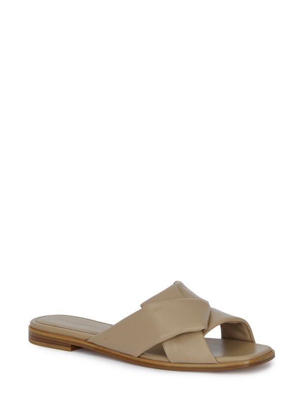 Alrai Cross Leather Slide