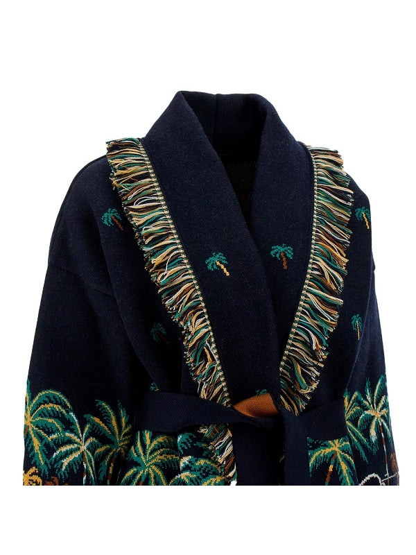 Hawaii Fringe Cashmere Cardigan