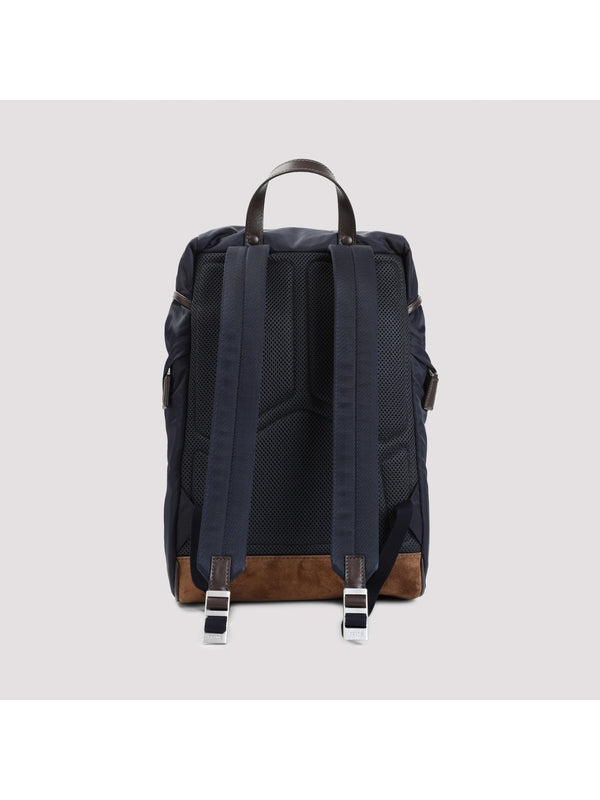 Triangle Logo Nylon Backpack