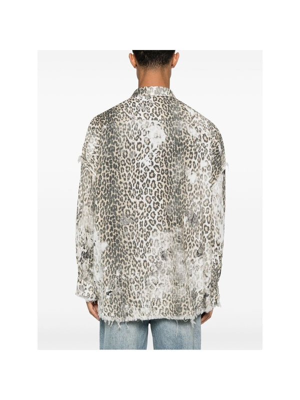 Bleach Animal Printing Shirt