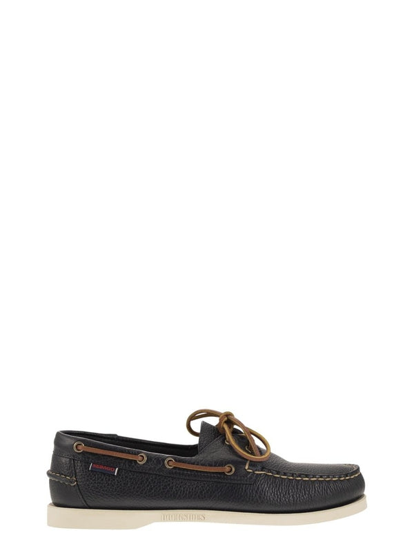 Sebago Navy Boat Shoes