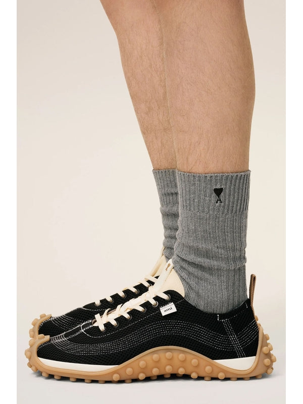 Ami Grey Beige Black Socks