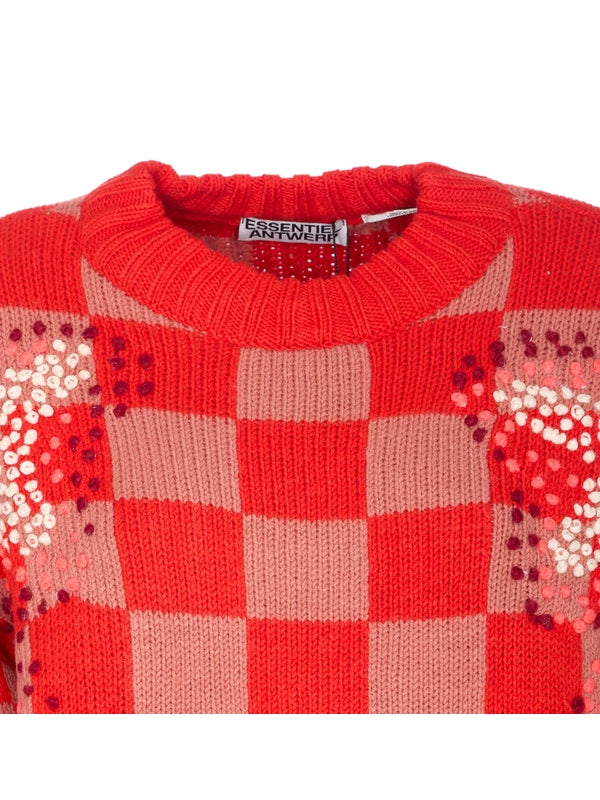 Essentiel Antwerp Red Knitted
