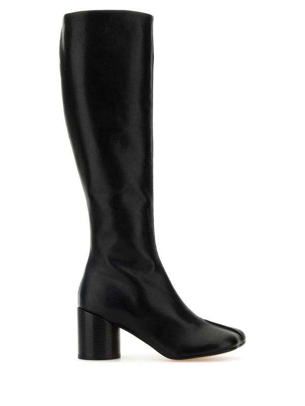 Anatomic Toe Leather High Boots Heelss