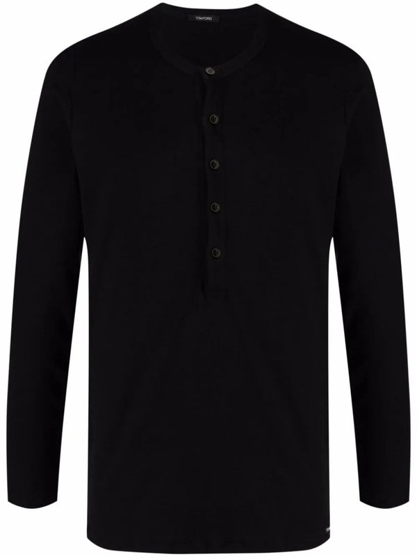 Tom Ford Black Long Sleeve Top