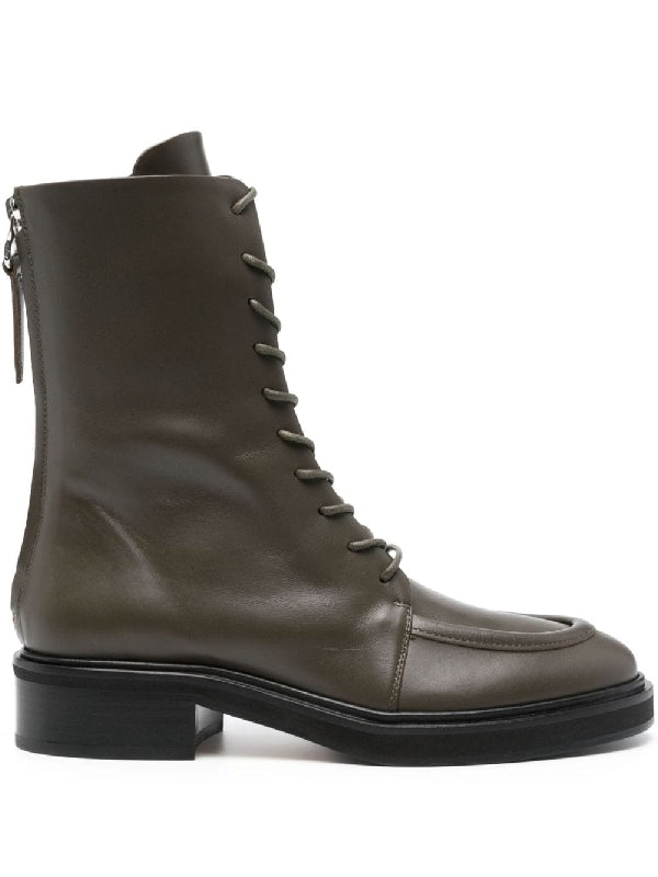 Max Calfskin Lace-up Boots