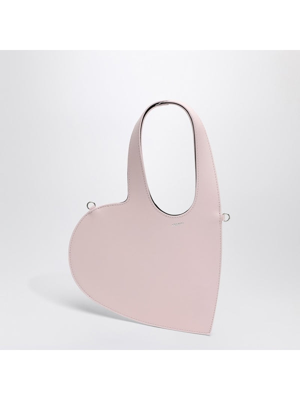 Mini Heart Leather Tote Bag