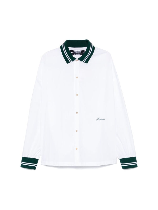 Baseball Logo Embroidery
  Cotton Shirt