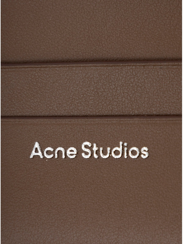 Acne Studios Brown Card Holders