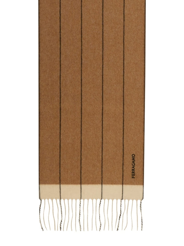 Ferragamo Beige Wool Mufflers