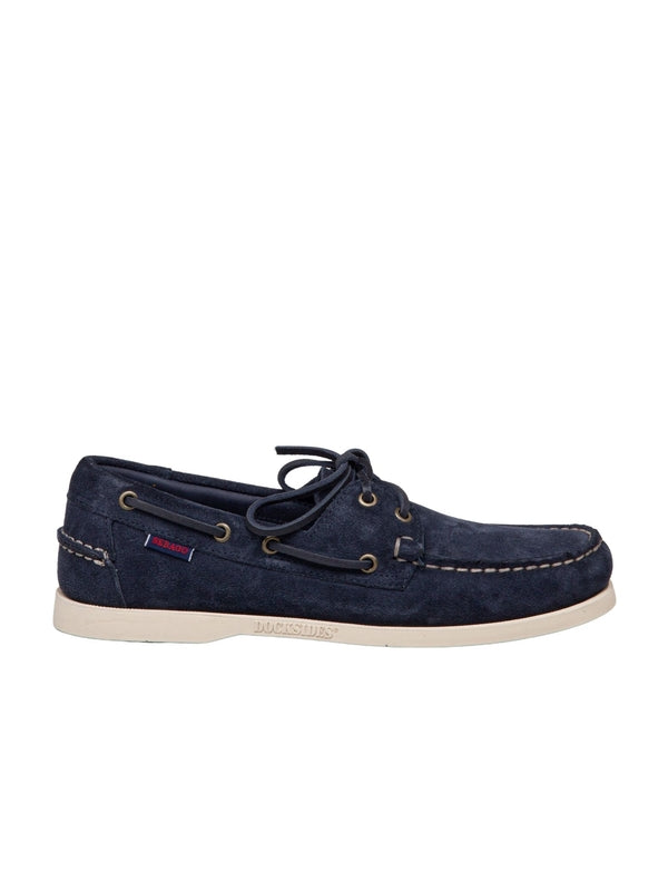 Sebago Navy Boat Shoes