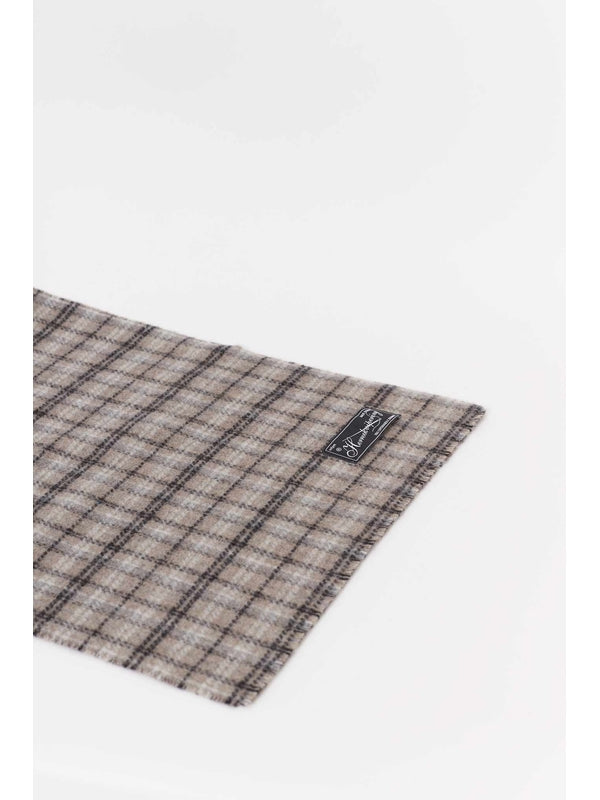 Logo Label Wool Muffler