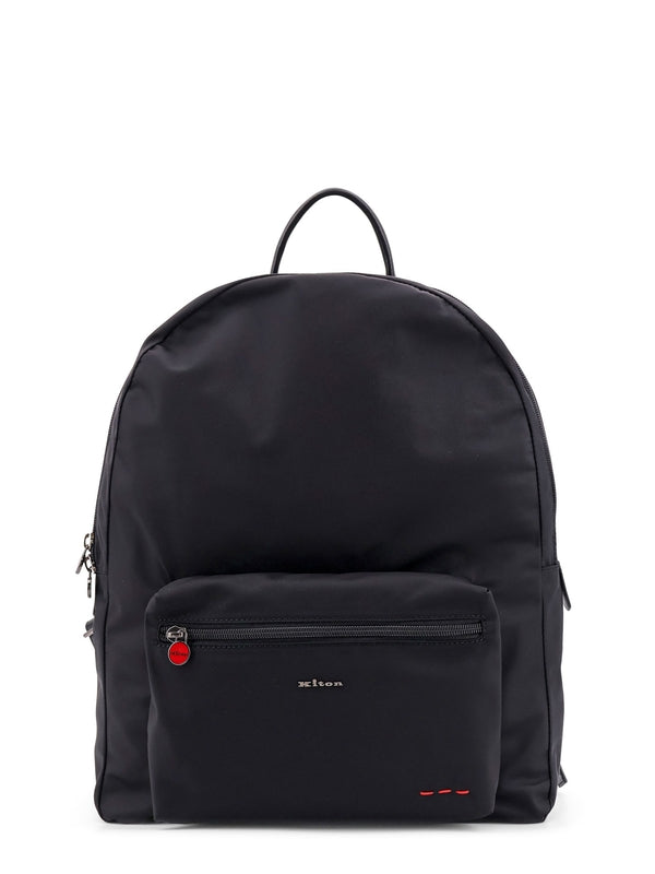 Logo Pocket Nylon Backpack