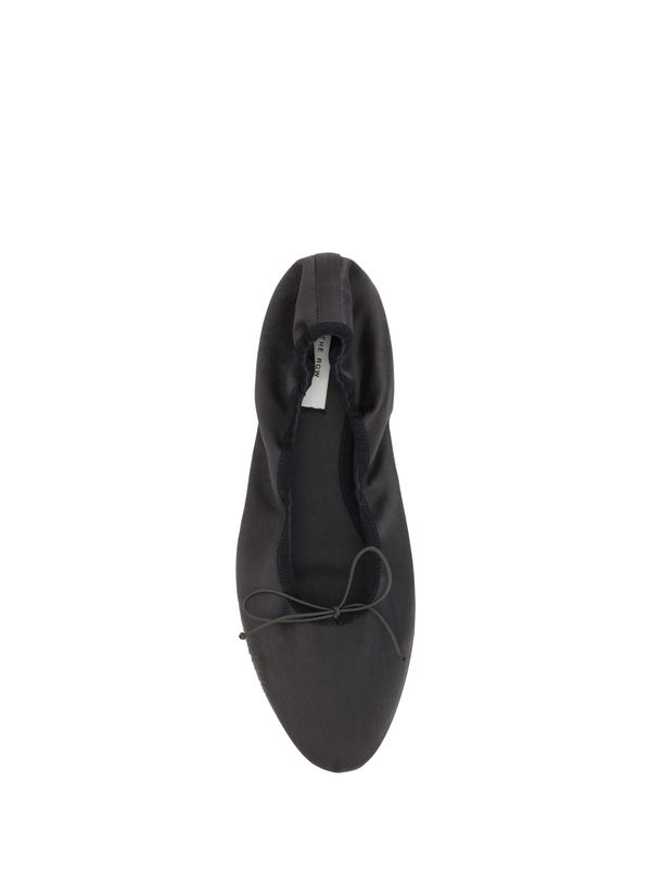 Awar Satin Ballerina Flat Shoes