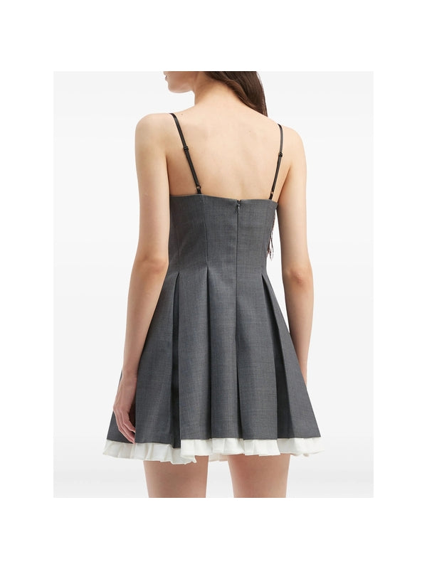 PLEATED Mini Dress