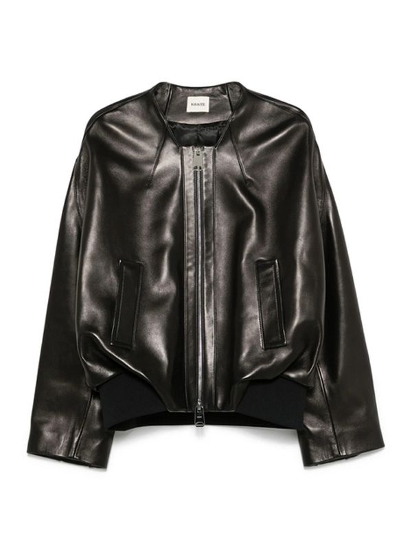 Hewit Lambskin Bomber Jacket
