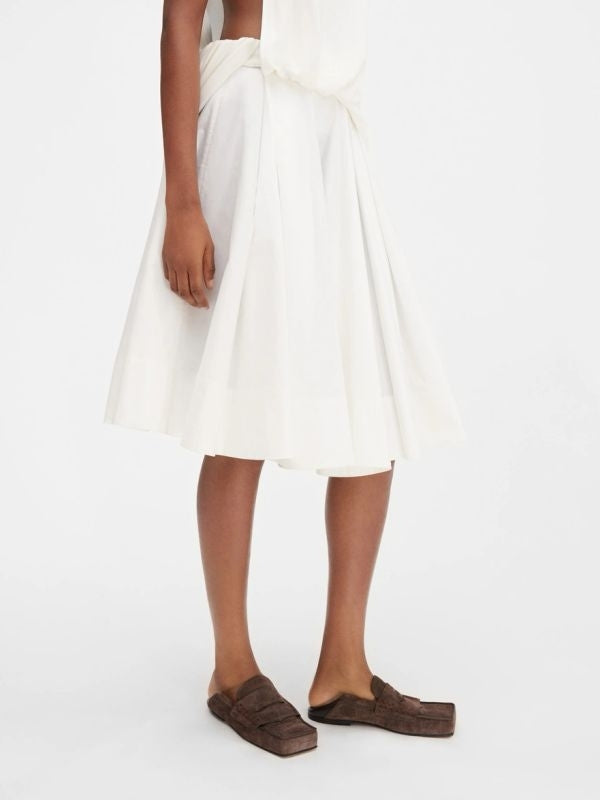 Salon Flare Cotton Skirt