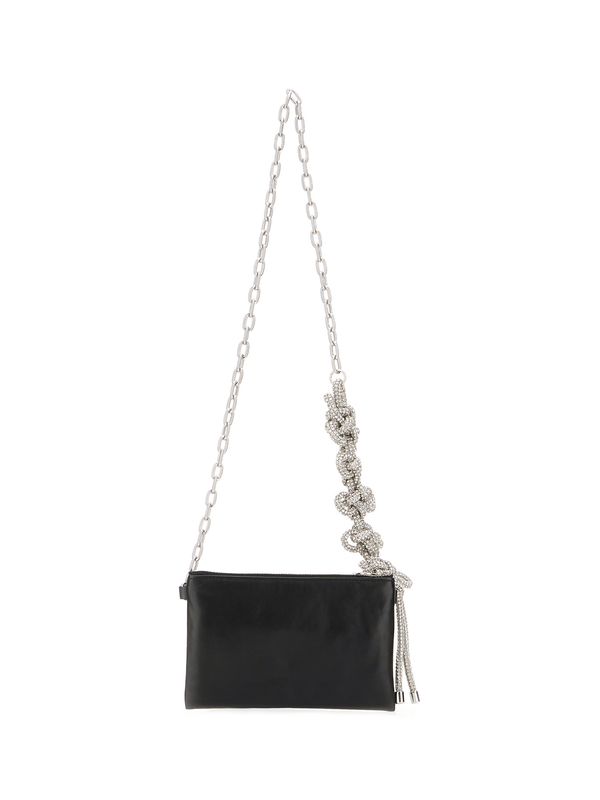 Crystal Bow Decoration
  Crossbody Bag