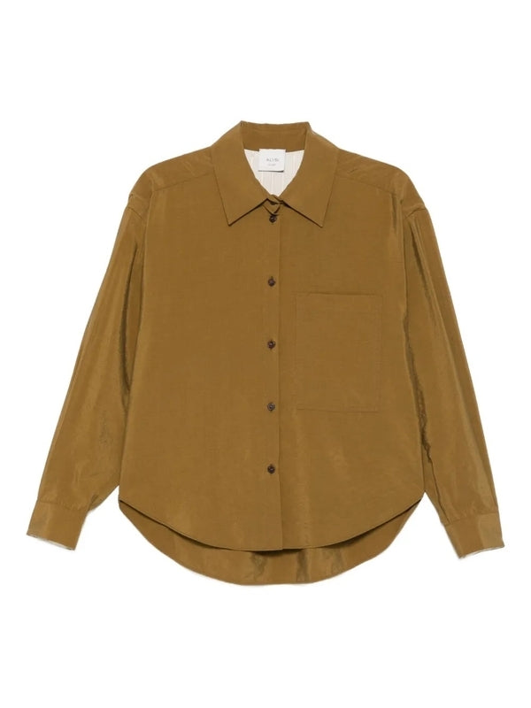 Aliji Beige Shirt & Blouse