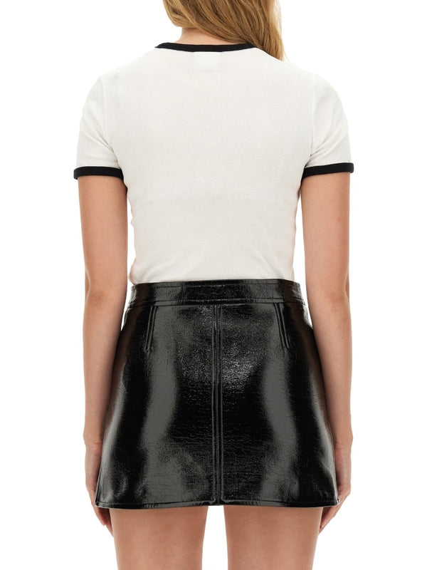 Logo Patch Cotton T-Shirt