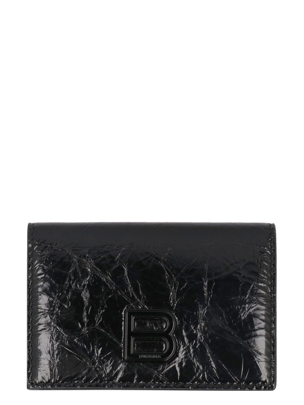 B Icon Leather Wallet