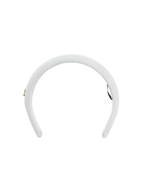 Logo Patent Leather Hairband - Jente