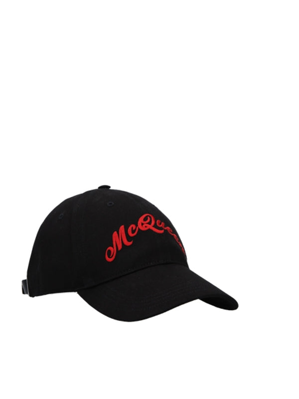 Alexander Mcqueen Black Cap