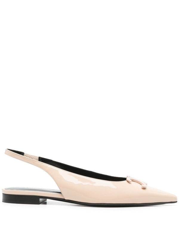 Celine Beige Slingback Heels