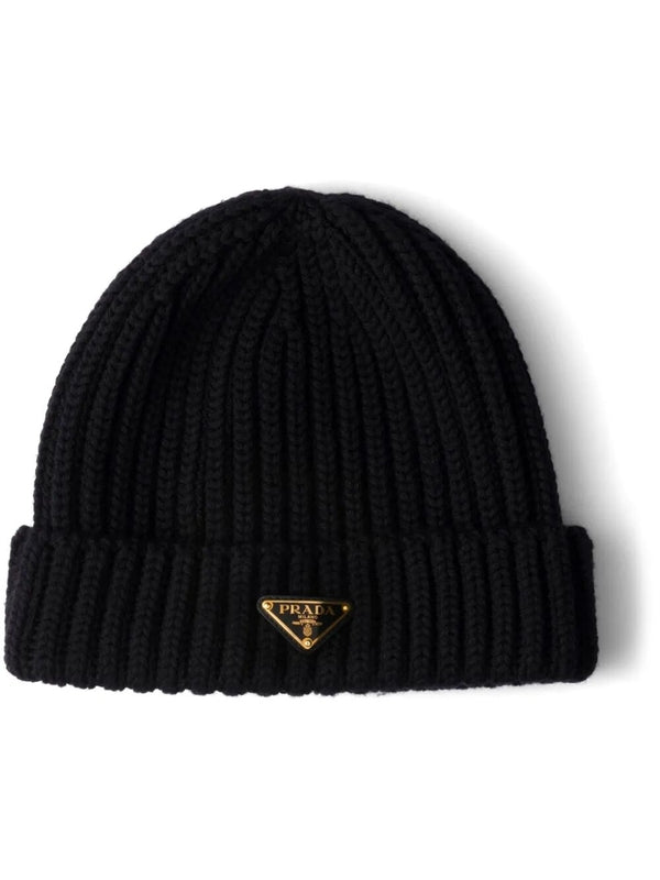 Prada Black Beanie