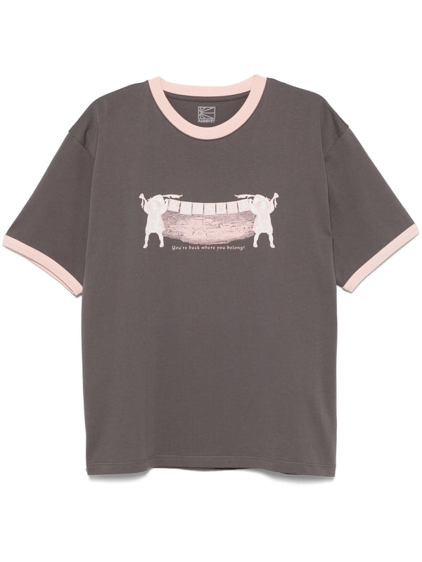 Lasbet Gray Short Sleeve T-Shirt