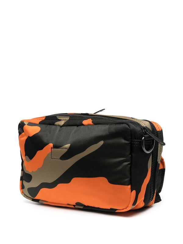 Porter Camouflage Orange Crossbody Bag