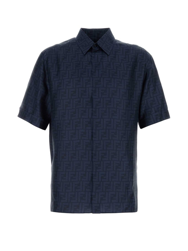 FFパターンシルクシャツ