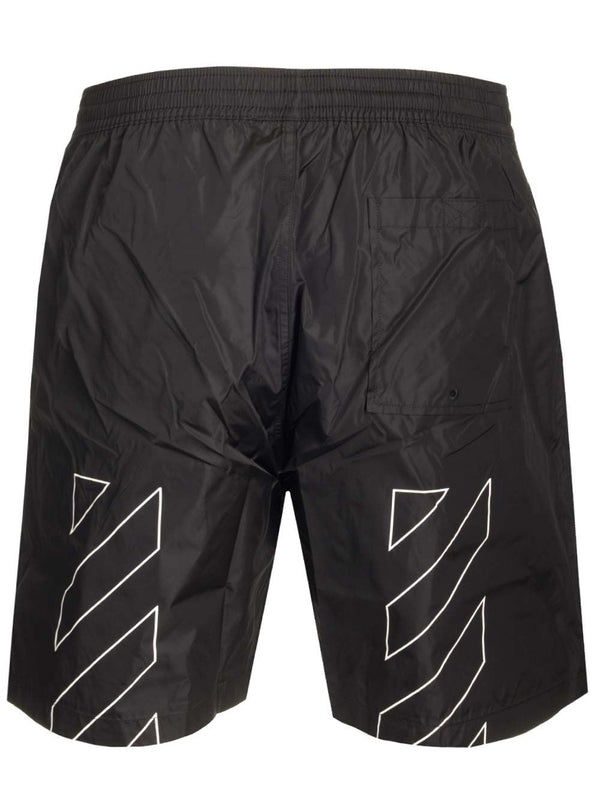 Logo Printed Swim Shorts