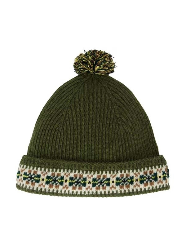 Pom-pom Detail Wool Beanie