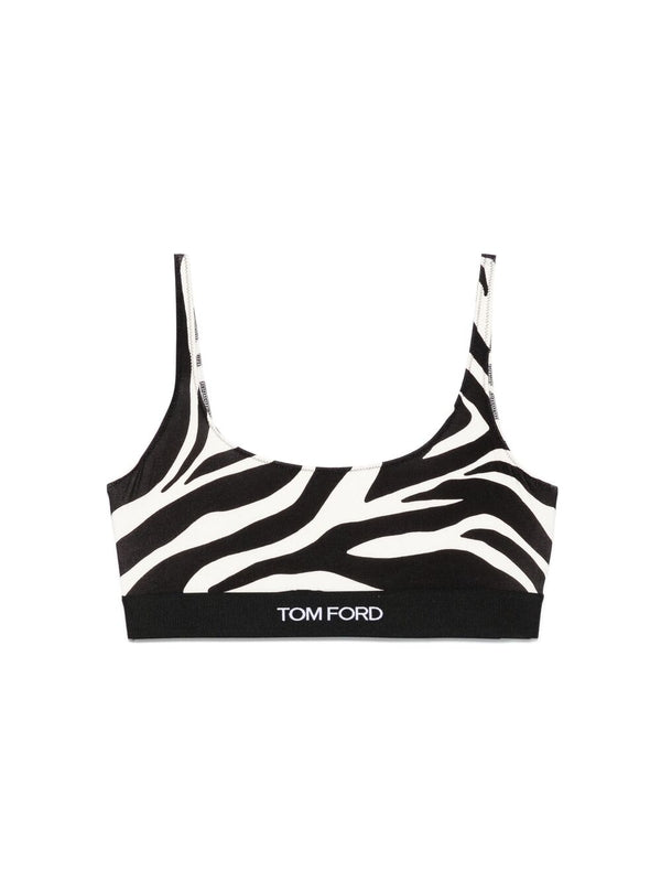 Logo Banding Animal Printing
  Bra Top