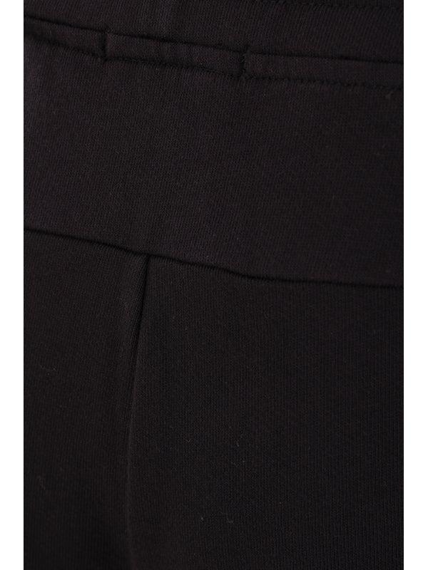 Zipper Detail Cotton Track
  Pants