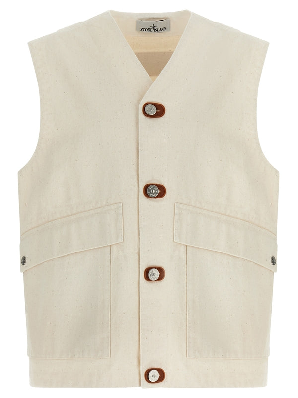 Stone Island Beige Vests