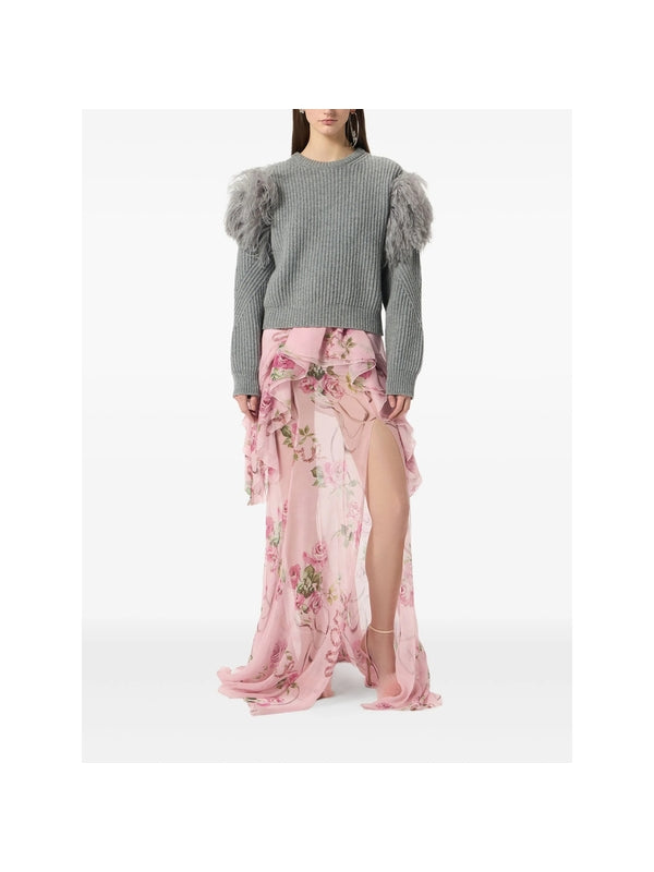 Blumarine Grey Knitted