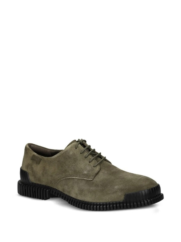 Camper Green Lace-Up Shoes