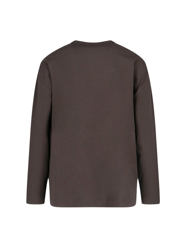 Seamless Crew Neck Long Sleeve T-Shirt