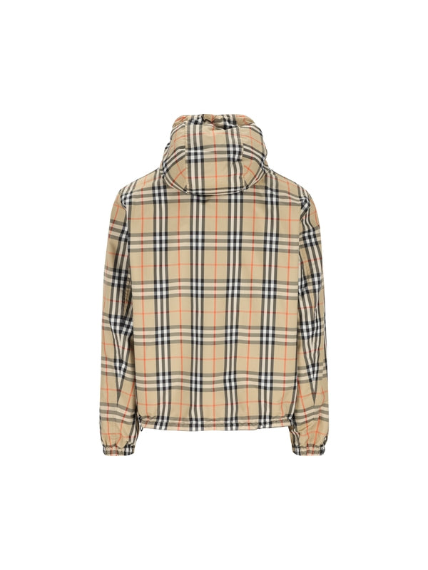 Burberry Beige Black Jackets
