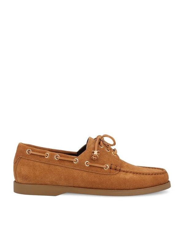 Triomphe Eyelet Boat Shoes