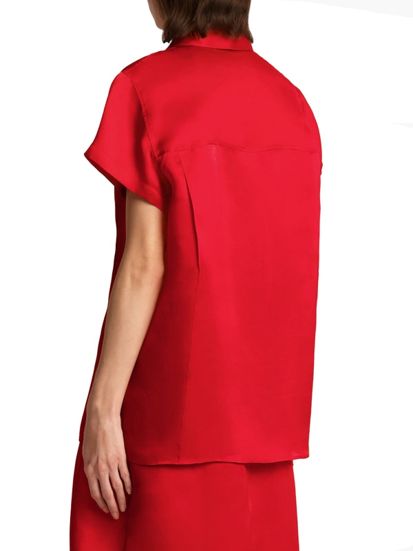 Keefe Silk Short-Sleeve Shirt