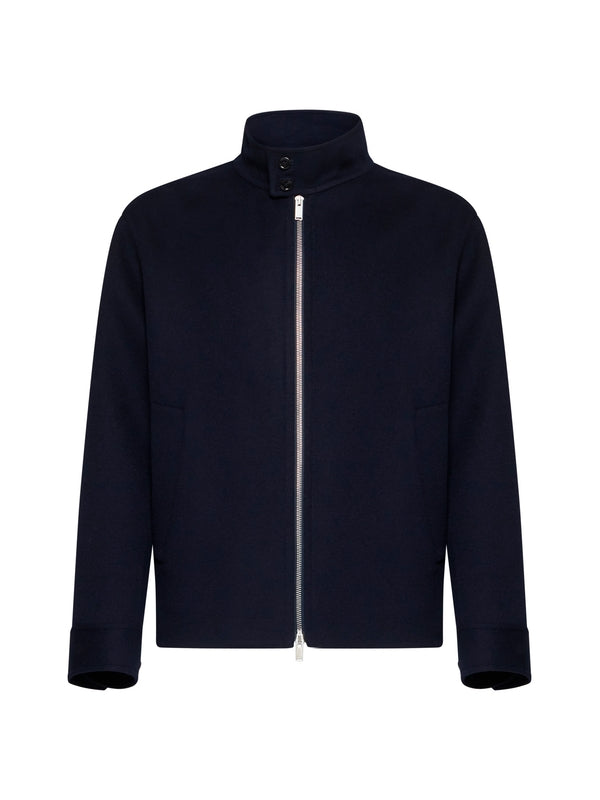 High-neck Wool Jacket