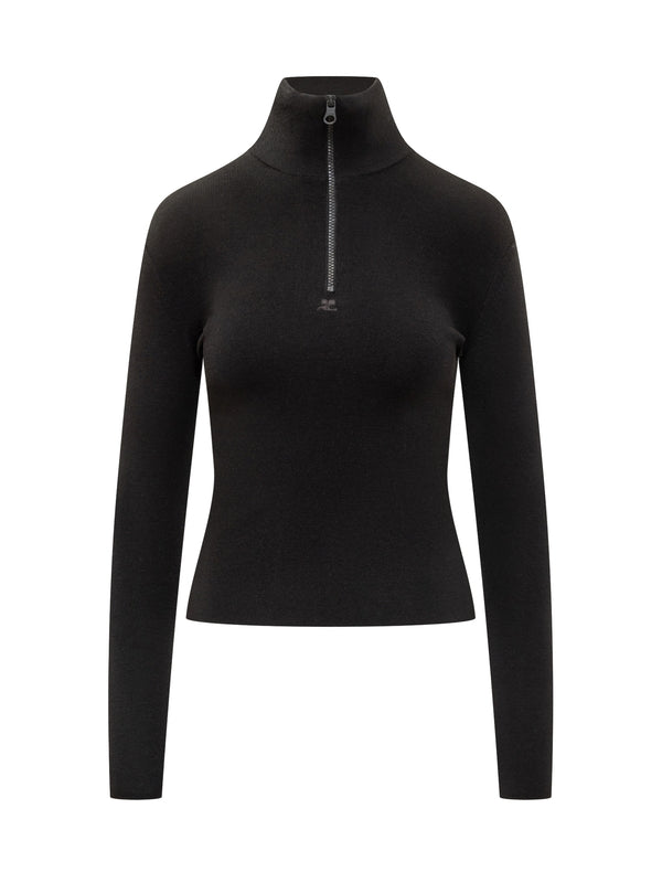 Courrèges Black Knitted