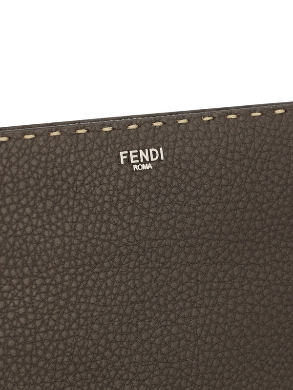 Selleria Leather Medium Clutch Bag