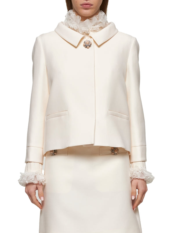 Valentino Jackets Ivory Jackets